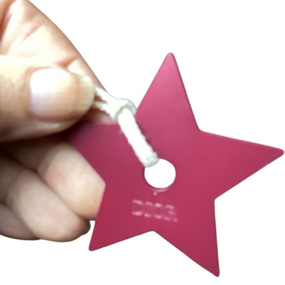 New Christian Dior Dioriviera Straw Tote Bag Purse Red Beige GWP w/ Star Charm - Picture 6 of 8